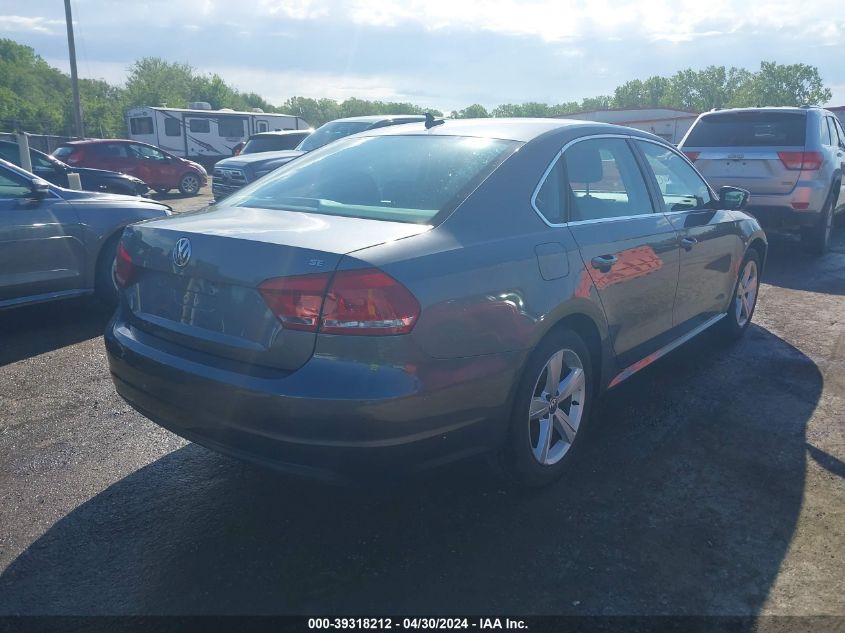 2013 Volkswagen Passat 2.5L Se VIN: 1VWBP7A35DC099079 Lot: 39318212