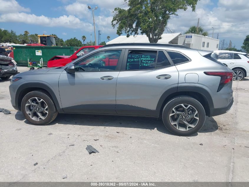 2024 Chevrolet Trax Fwd Lt VIN: KL77LHE2XRC044059 Lot: 39318362