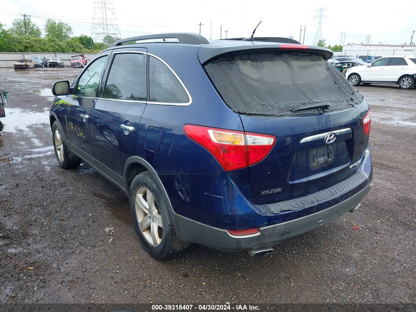 2008 Hyundai Veracruz Gls/Limited/Se VIN: KM8NU73C88U043476 Lot: 39318407