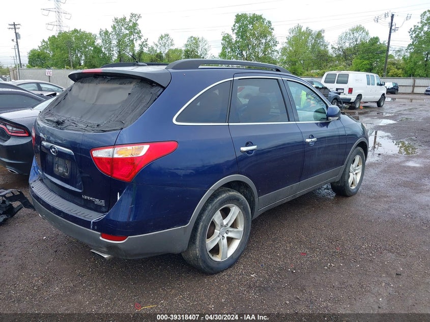 2008 Hyundai Veracruz Gls/Limited/Se VIN: KM8NU73C88U043476 Lot: 39318407