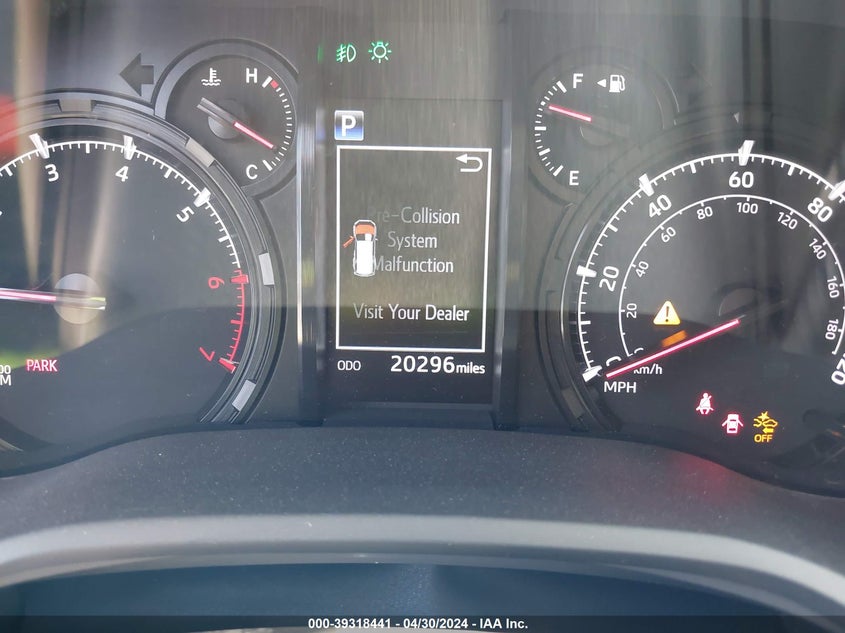 VIN JTEMU5JRXP6155030 2023 TOYOTA 4RUNNER SR5