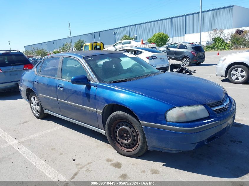 2004 Chevrolet Impala VIN: 2G1WF52E749137701 Lot: 39318449