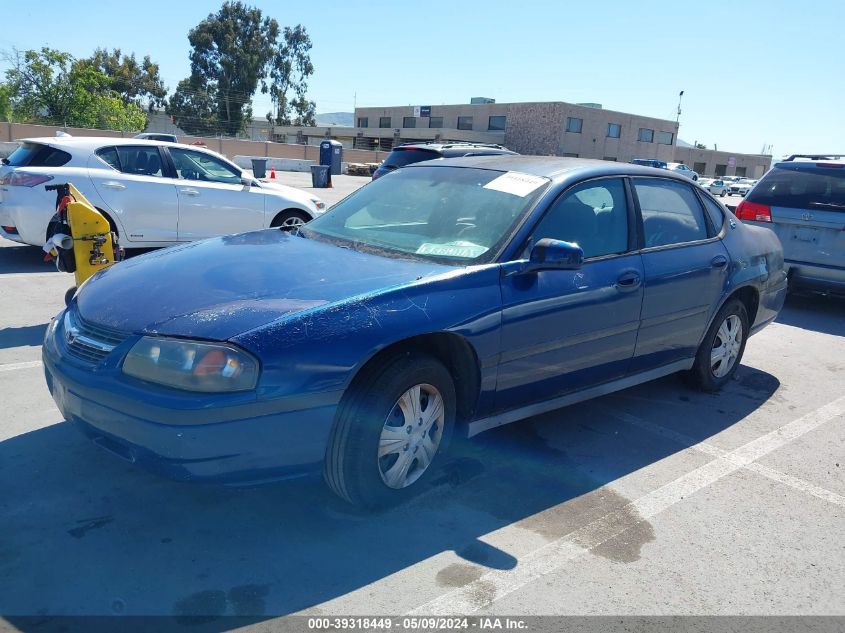 2004 Chevrolet Impala VIN: 2G1WF52E749137701 Lot: 39318449