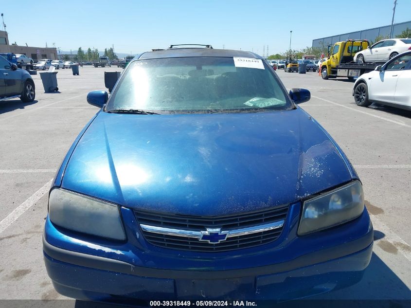 2004 Chevrolet Impala VIN: 2G1WF52E749137701 Lot: 39318449