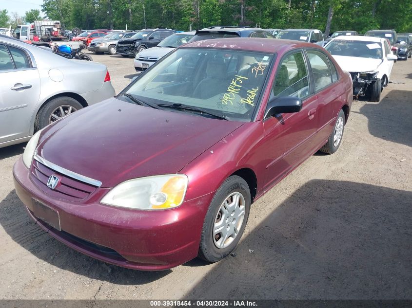 1HGES15582L076434 | 2002 HONDA CIVIC