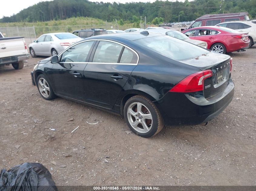 2012 Volvo S60 T5 VIN: YV1622FS8C2082345 Lot: 39318545