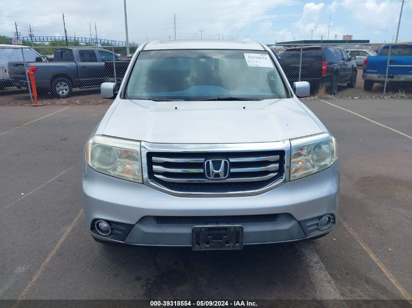 2012 Honda Pilot Ex-L VIN: 5FNYF3H56CB026028 Lot: 39318554