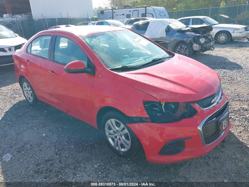 2017 Chevrolet Sonic Ls Auto VIN: 1G1JB5SH2H4144872 Lot: 39318573