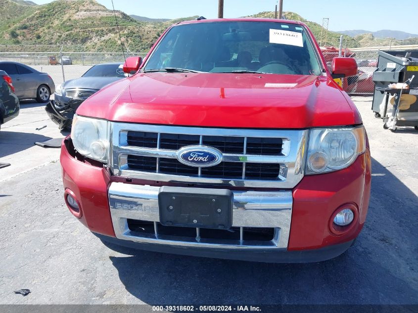 2011 Ford Escape Limited VIN: 1FMCU0EG3BKA98385 Lot: 39318602