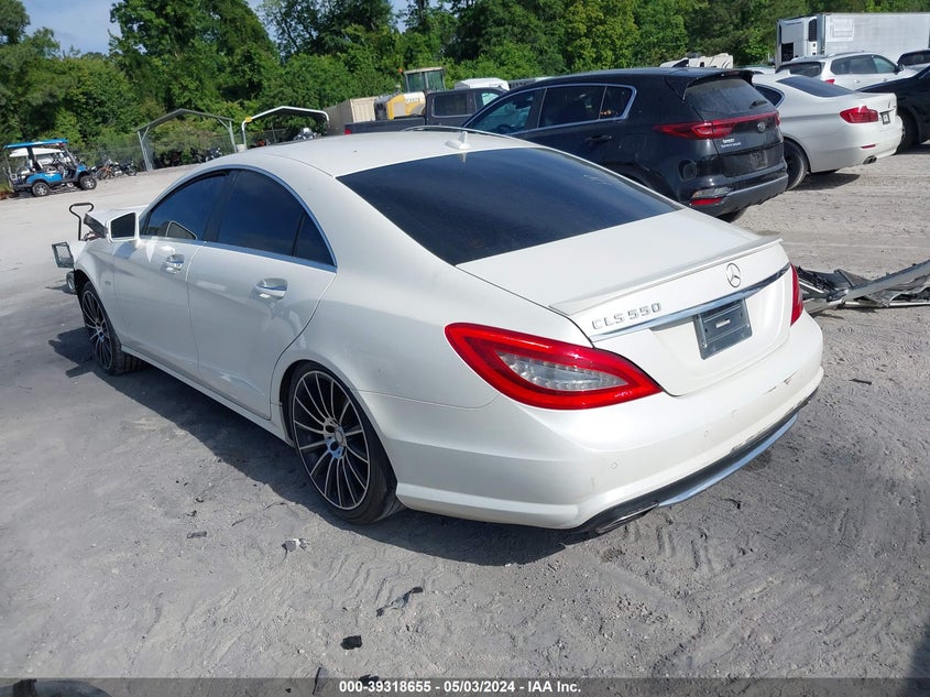 2012 Mercedes-Benz Cls 550 VIN: WDDLJ7DB8CA041558 Lot: 39318655