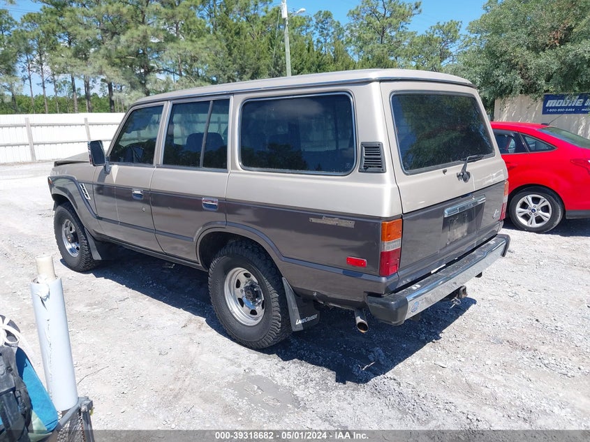 1989 Toyota Land Cruiser Fj62 Gx VIN: JT3FJ62G0K0096482 Lot: 39318682