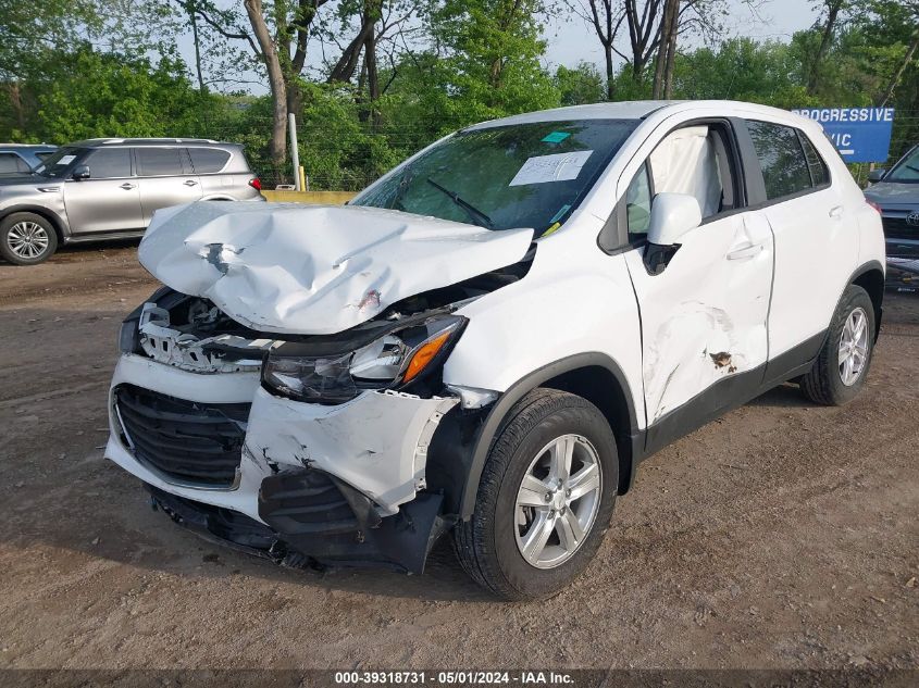 3GNCJNSB0KL221701 2019 CHEVROLET TRAX - Image 2