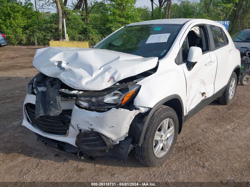 2019 Chevrolet Trax Ls VIN: 3GNCJNSB0KL221701 Lot: 39318731