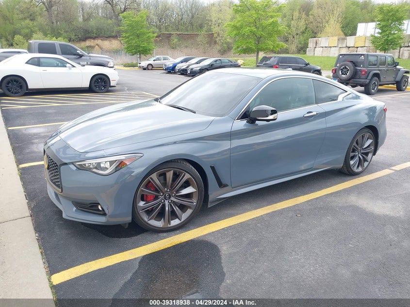 2022 Infiniti Q60 Red Sport 400 VIN: JN1FV7LK4NM660420 Lot: 39318938
