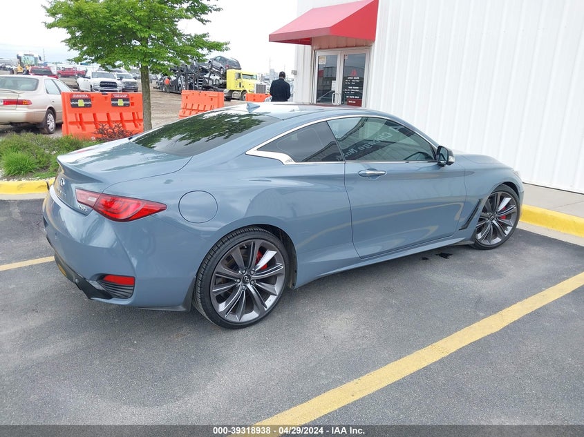 2022 Infiniti Q60 Red Sport 400 VIN: JN1FV7LK4NM660420 Lot: 39318938