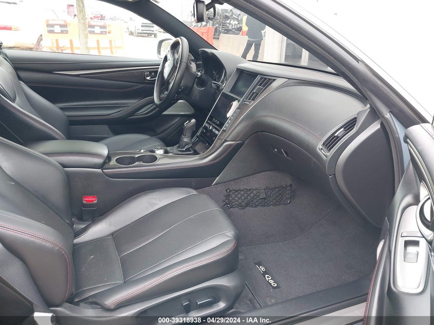 2022 Infiniti Q60 Red Sport 400 VIN: JN1FV7LK4NM660420 Lot: 39318938