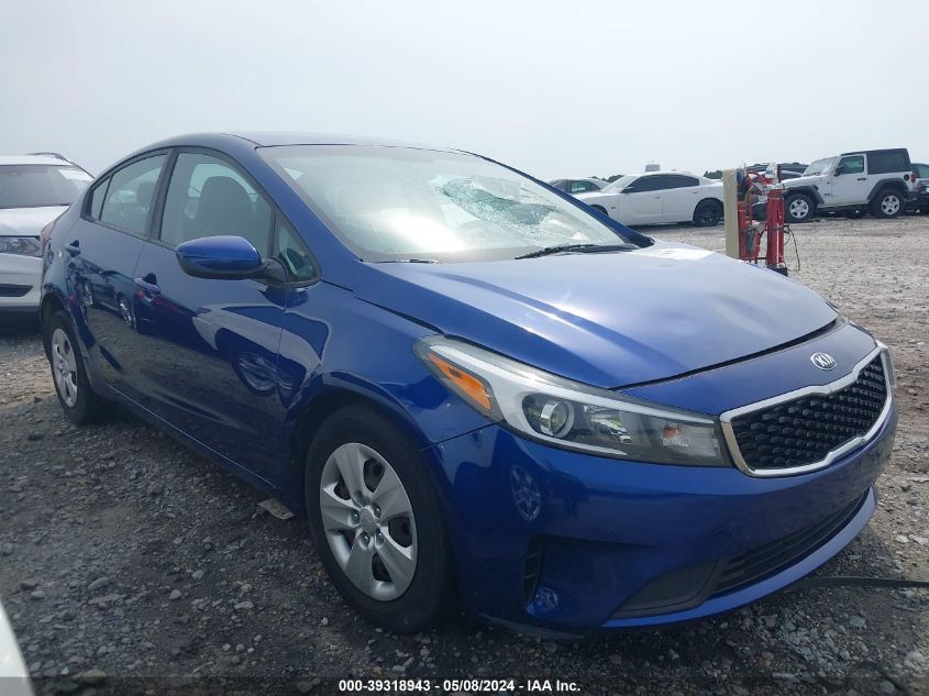 2018 Kia Forte Lx VIN: 3KPFK4A7XJE258543 Lot: 39318943