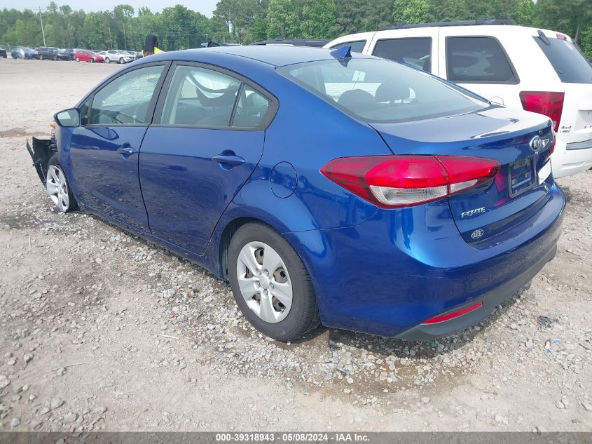 2018 Kia Forte Lx VIN: 3KPFK4A7XJE258543 Lot: 39318943