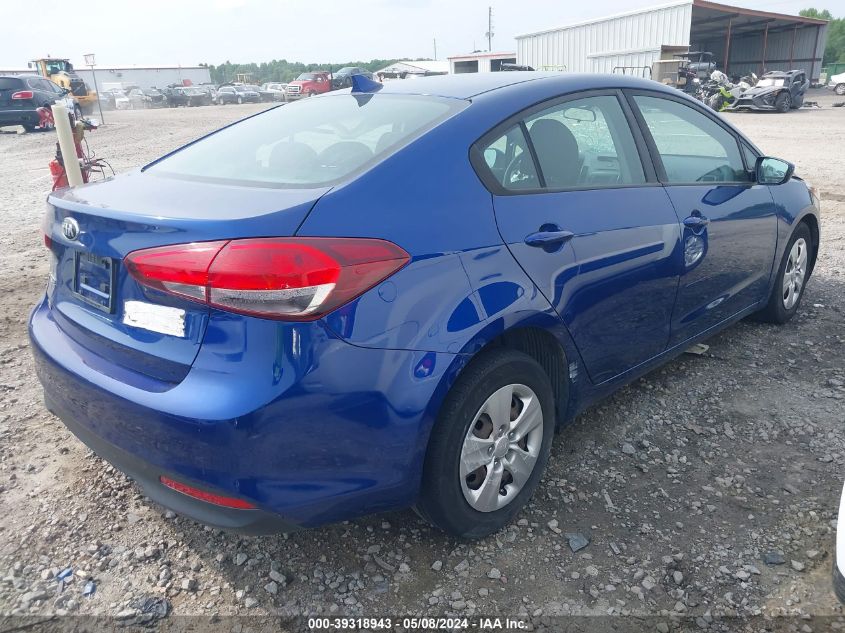 2018 Kia Forte Lx VIN: 3KPFK4A7XJE258543 Lot: 39318943