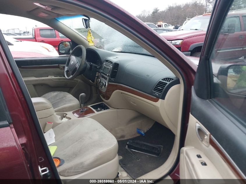 2009 Hyundai Santa Fe Gls VIN: 5NMSG13D19H317503 Lot: 39318960