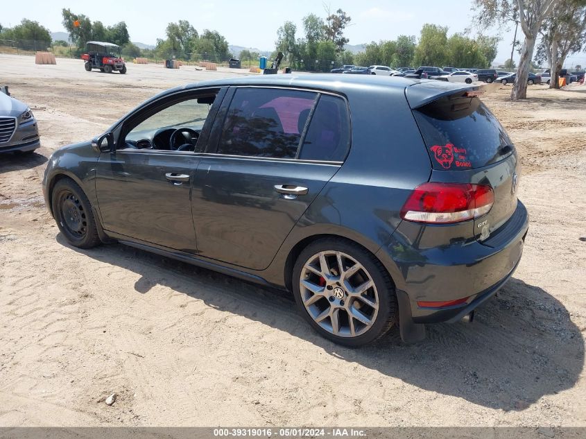 2013 Volkswagen Gti VIN: WVWHV7AJ2DW087374 Lot: 40679637