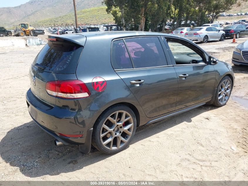 2013 Volkswagen Gti VIN: WVWHV7AJ2DW087374 Lot: 40679637