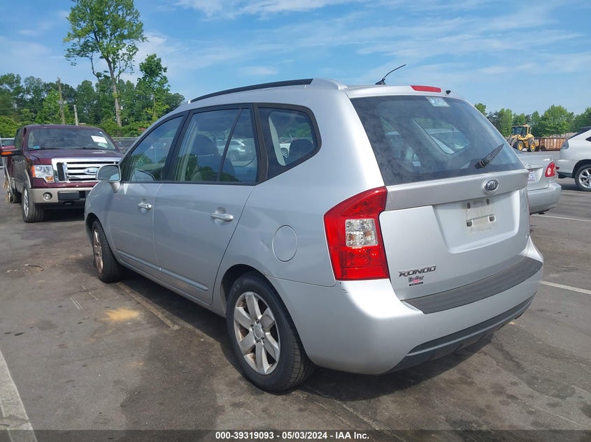 2007 Kia Rondo Lx VIN: KNAFG525977060918 Lot: 39319093