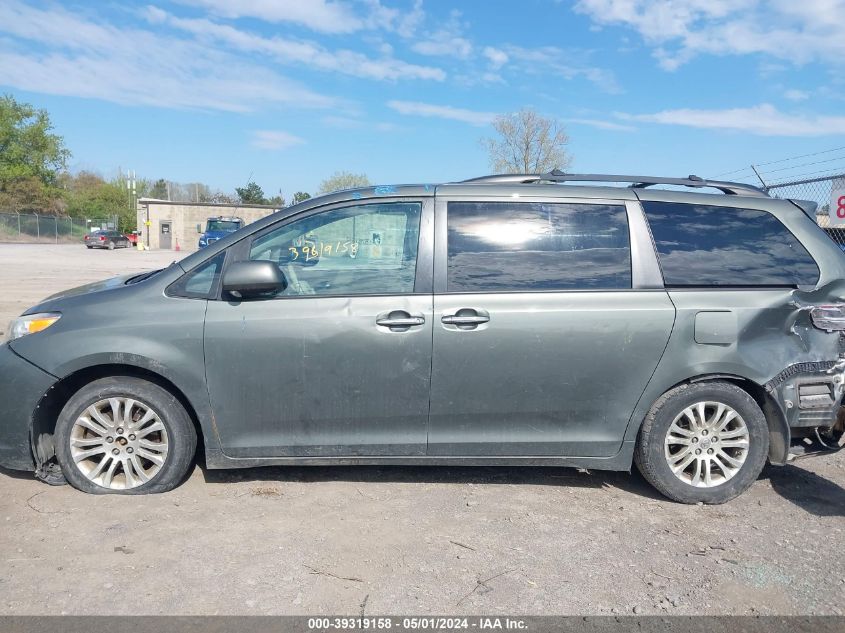 2013 Toyota Sienna Xle V6 8 Passenger VIN: 5TDYK3DC3DS291969 Lot: 39319158