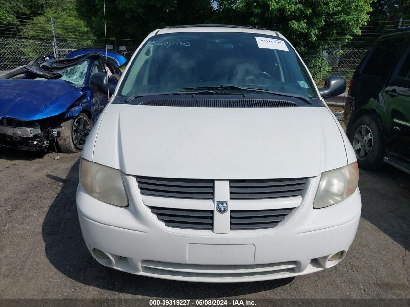 2007 Dodge Grand Caravan Sxt VIN: 2D4GP44L97R143327 Lot: 39319227