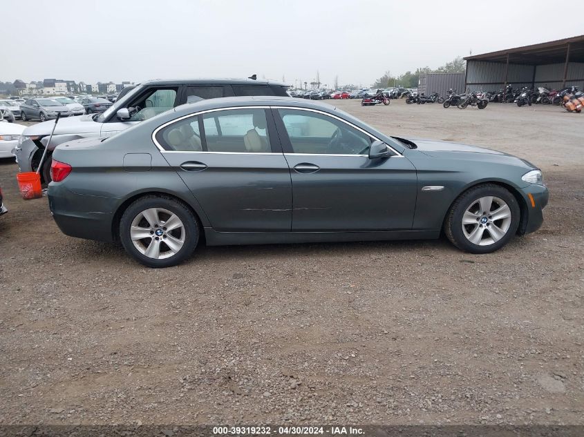 2011 BMW 528I VIN: WBAFR1C58BC740472 Lot: 39319232