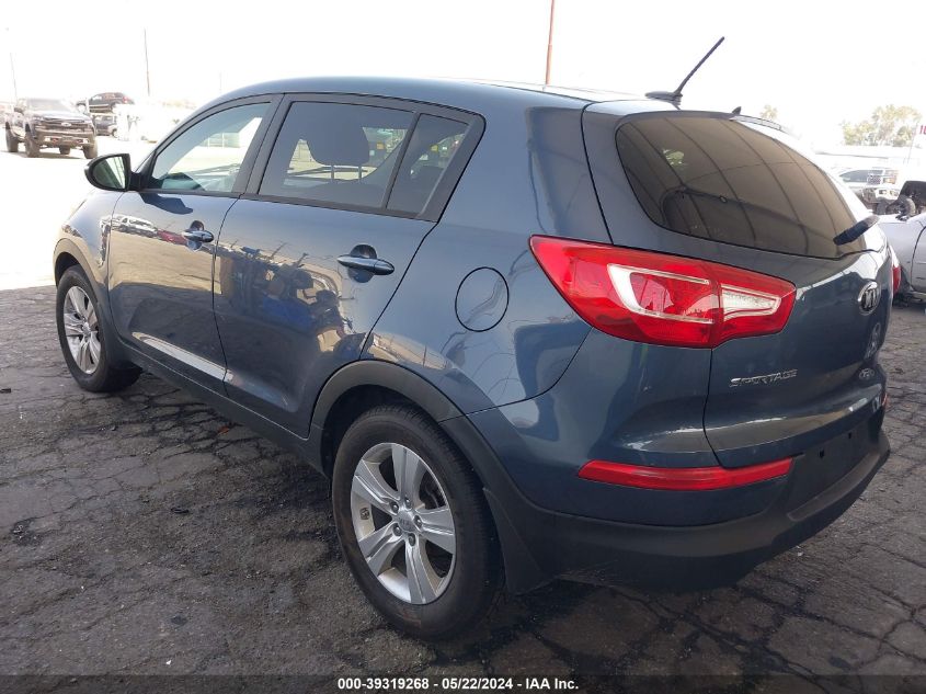 2013 Kia Sportage Lx VIN: KNDPB3A2XD7516096 Lot: 39319268