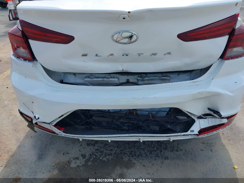 2019 HYUNDAI ELANTRA SEL - 5NPD84LF9KH423876