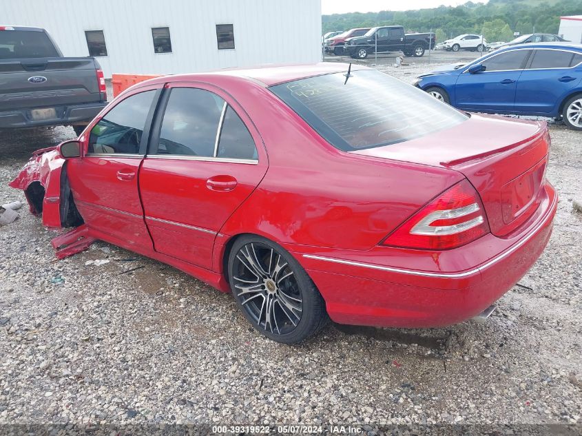 2006 Mercedes-Benz C 230 Sport VIN: WDBRF52H46F768431 Lot: 39319522