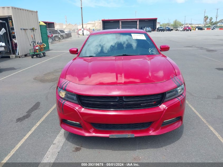 2016 Dodge Charger Sxt VIN: 2C3CDXHG4GH350253 Lot: 39319678