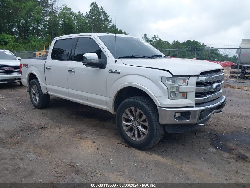 2016 FORD F-150 LARIAT - 1FTEW1EFXGKE21293