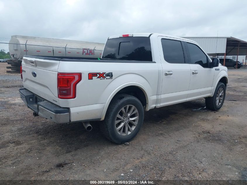 2016 Ford F-150 Lariat VIN: 1FTEW1EFXGKE21293 Lot: 39319689