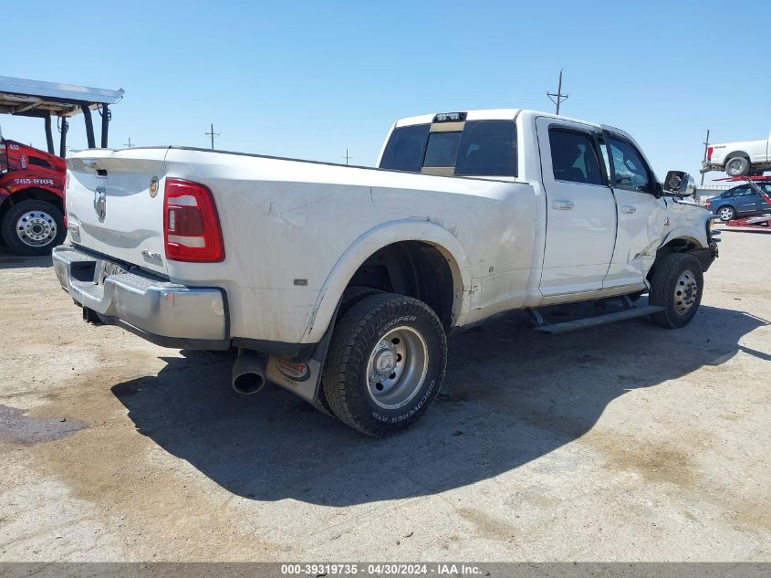 2019 Ram 3500 Longhorn 4X4 8' Box VIN: 3C63RRKL7KG557959 Lot: 39319735