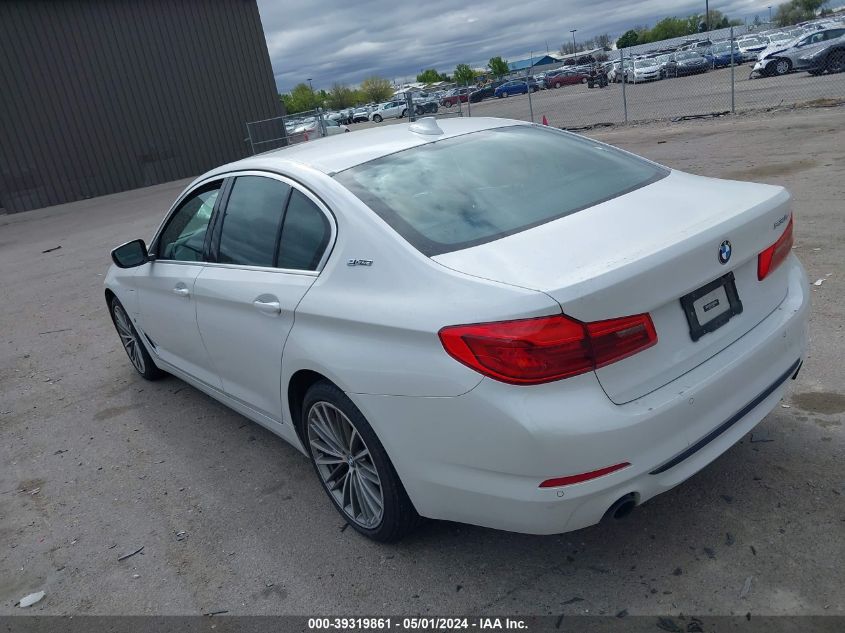 2019 BMW 530E xDrive Iperformance VIN: WBAJB1C57KB375688 Lot: 39319861