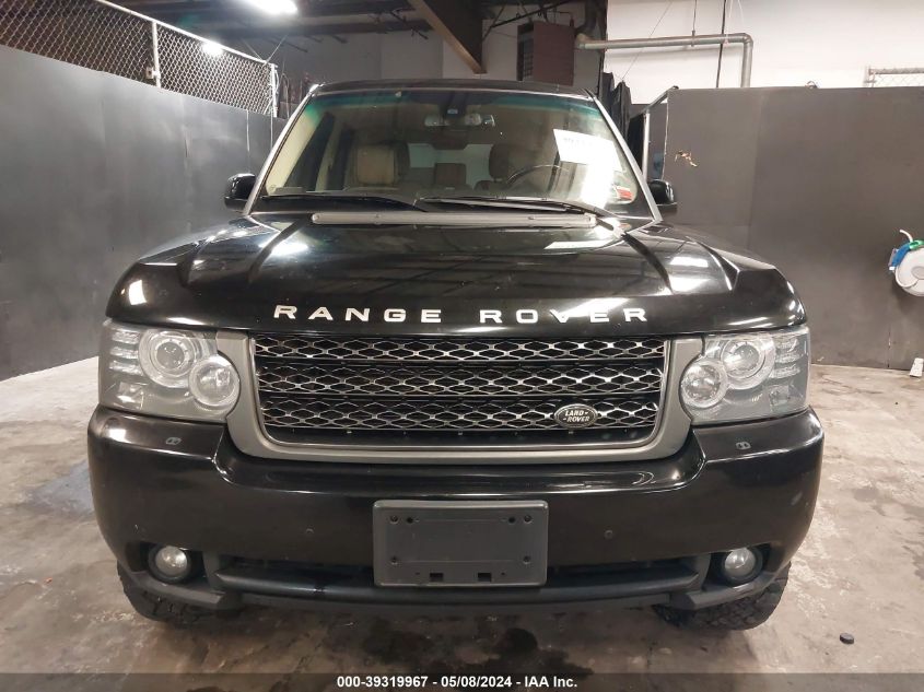 2011 Land Rover Range Rover Hse VIN: SALME1D47BA355940 Lot: 39319967