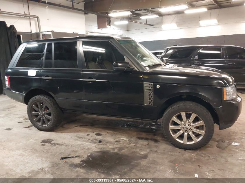 2011 Land Rover Range Rover Hse VIN: SALME1D47BA355940 Lot: 39319967