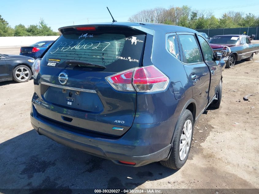 2014 Nissan Rogue S VIN: 5N1AT2MV6EC851265 Lot: 39320027