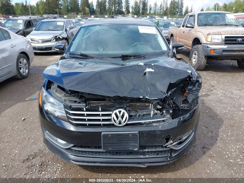 2013 Volkswagen Passat 2.0L Tdi Sel Premium VIN: 1VWCN7A35DC080395 Lot: 39320033