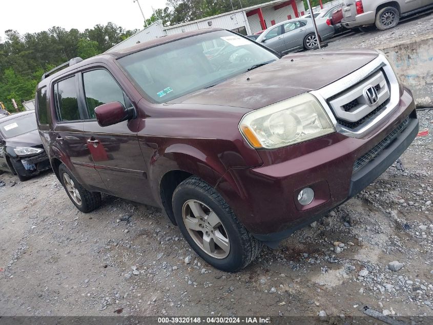 2010 Honda Pilot Ex-L VIN: 5FNYF4H66AB039731 Lot: 39320148