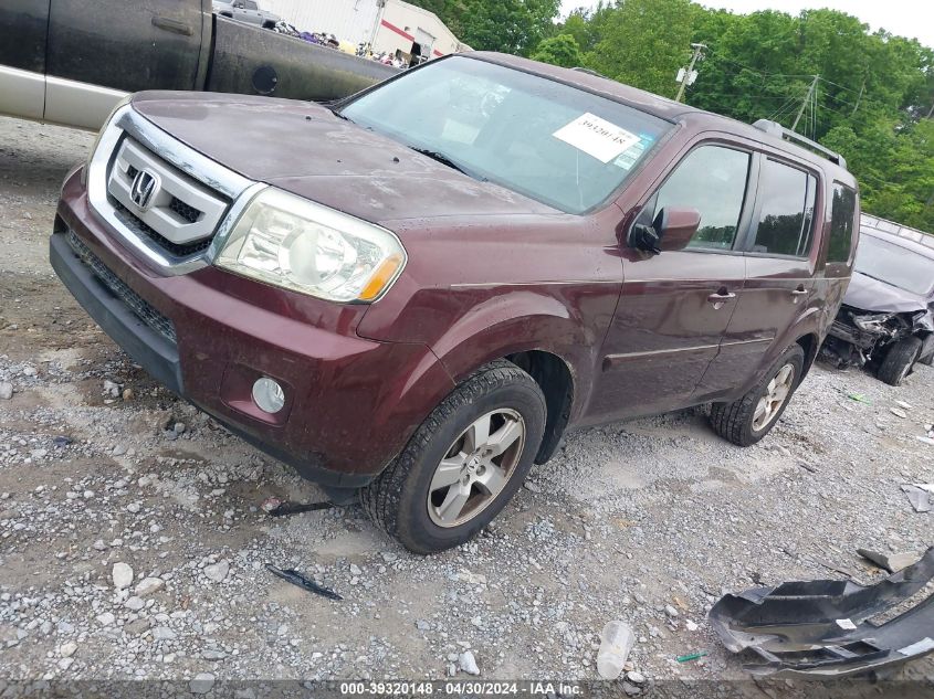 2010 Honda Pilot Ex-L VIN: 5FNYF4H66AB039731 Lot: 39320148