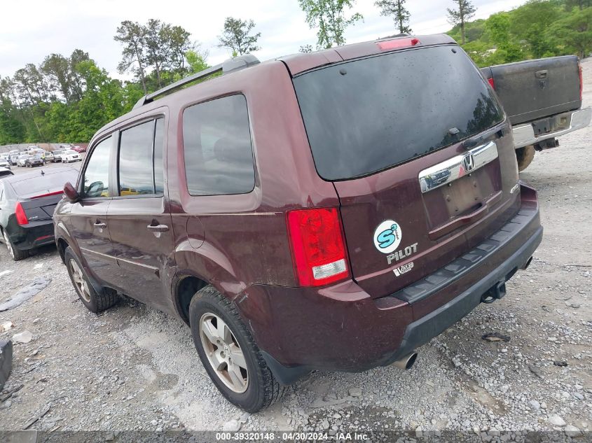 2010 Honda Pilot Ex-L VIN: 5FNYF4H66AB039731 Lot: 39320148