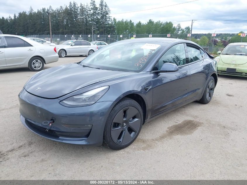 2021 Tesla Model 3 Long Range Dual Motor All-Wheel Drive VIN: 5YJ3E1EB1MF929006 Lot: 39320172