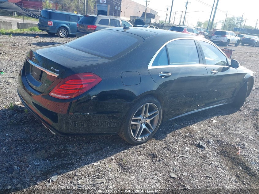 2016 Mercedes-Benz S 550 4Matic VIN: WDDUG8FB6GA264628 Lot: 39320271