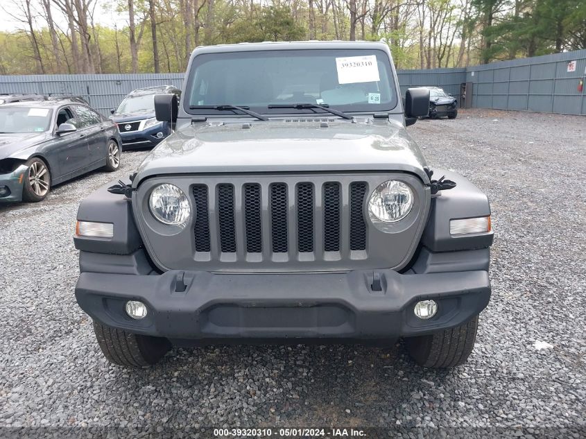 2020 Jeep Wrangler Unlimited Black And Tan 4X4 VIN: 1C4HJXDGXLW105551 Lot: 39320310