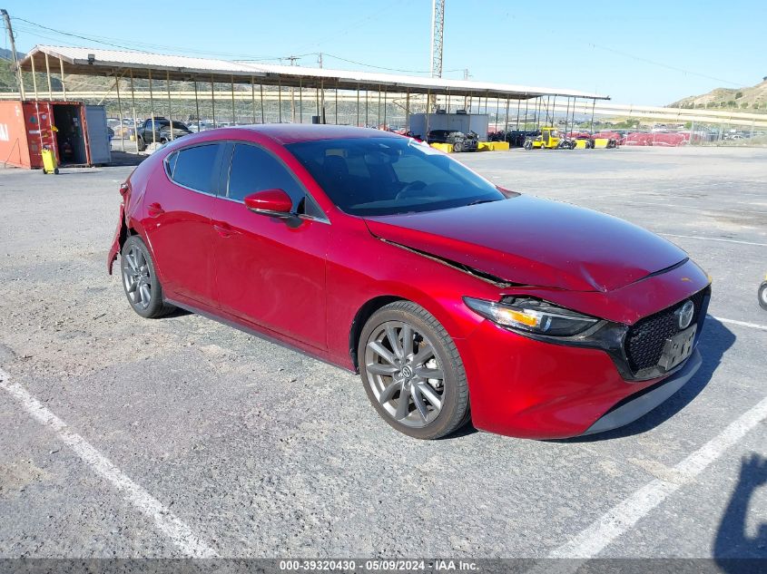 VIN JM1BPALMXL1164010 2020 MAZDA MAZDA3