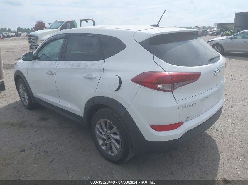 2017 Hyundai Tucson Se VIN: KM8J23A47HU343339 Lot: 39320449